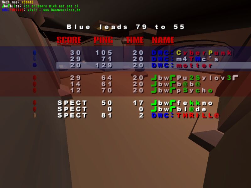 Screenshot des Clanwars gegen Bone Warriors