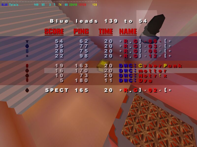 Screenshot des Clanwars gegen Ruthless Giants