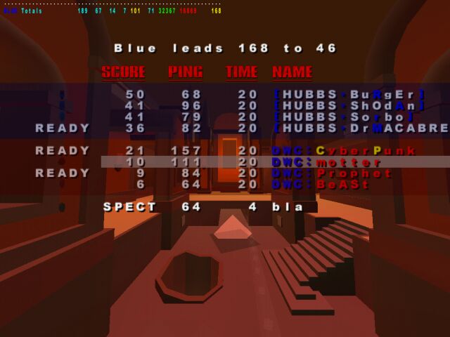 Screenshot des Clanwars gegen HUBBS
