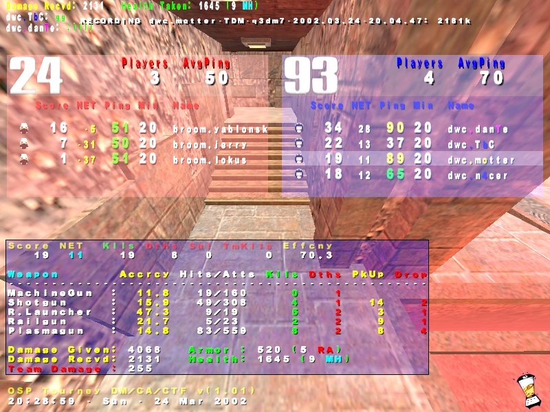 Screenshot des Clanwars gegen BROOM