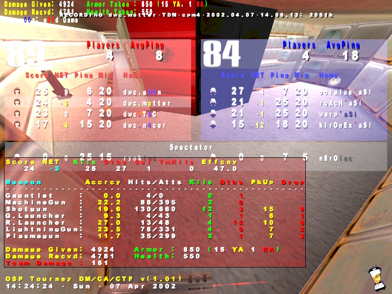Screenshot des Clanwars gegen Asgard