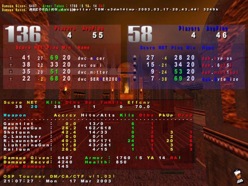 Screenshot des Clanwars gegen Die Gesichtst?towierten Hafenarbeiter