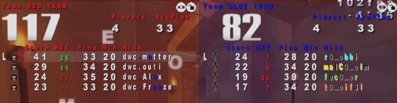 Screenshot des Clanwars gegen bka