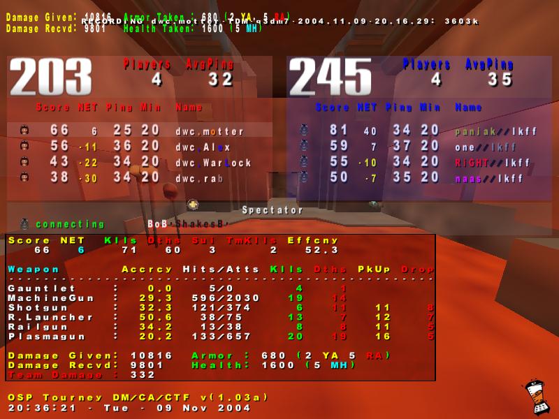 Screenshot des Clanwars gegen LKFF