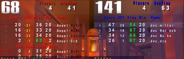 Screenshot des Clanwars gegen Angel