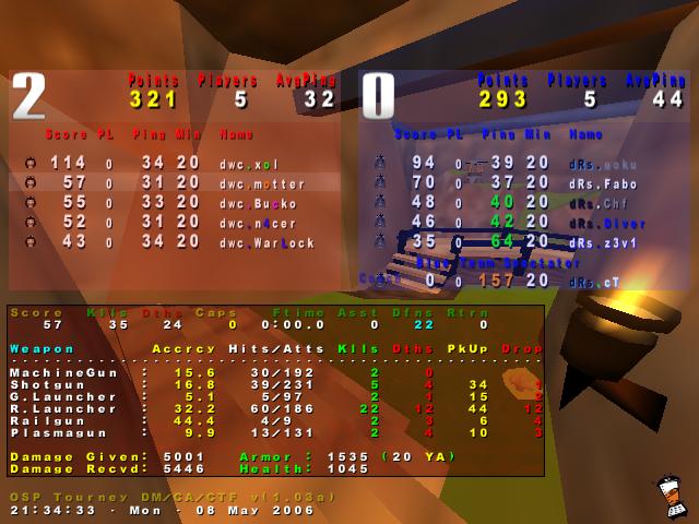 Screenshot des Clanwars gegen DRS