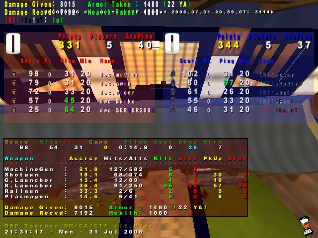 Screenshot des Clanwars gegen RsC