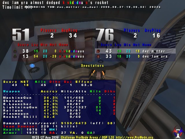 Screenshot des Clanwars gegen FA