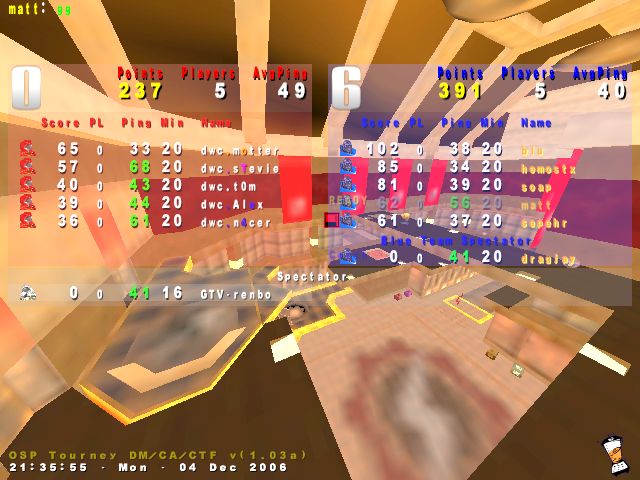 Screenshot des Clanwars gegen GRAND